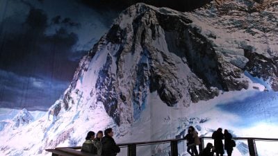 Mount Everest Panoramabild in Leipzig