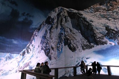 Mount Everest Panoramabild in Leipzig