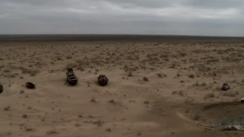 Aralsee in Usbekistan fast versiegt