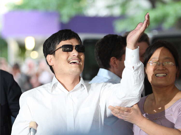 Chen Guangcheng aus China in den USA angekommen