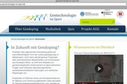In Zukunft Gendoping? Wissensportal für Nachwuchssportler