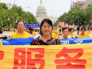 Rong Yi, Präsidentin des Global Service Center für Austritte aus der Kommunistischen Partei Chinas, genannt Tuidang.