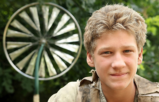 Der 13-jährige Johannes Hallervorden gibt sein TV-Debüt