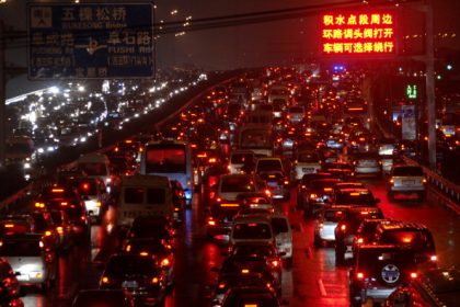 China: Kreative Verkehrspolitik bremst den Absatz von Autos
