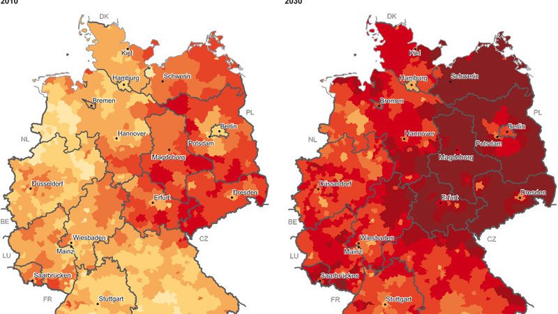 Wie Deutschland altert: 60 Prozent mehr 80-Jährige bis 2030