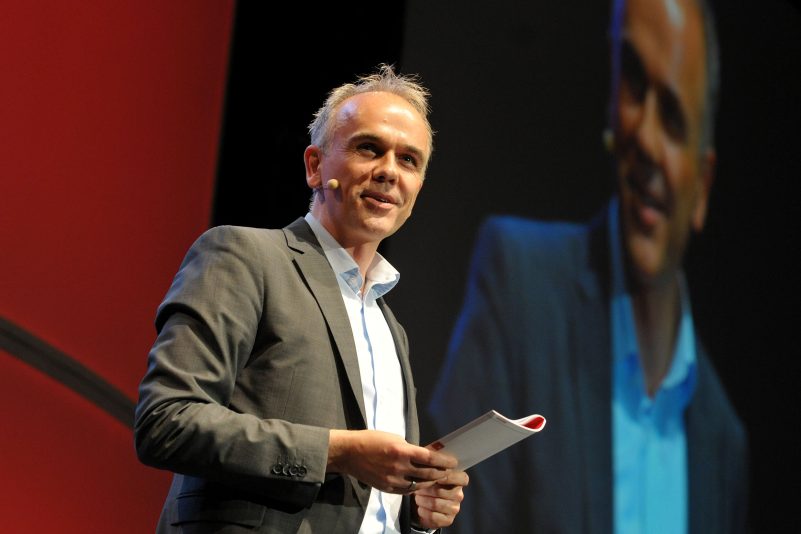 Kreativitätstrainer Bernhard Wolff begeisterte live in der Berliner Urania