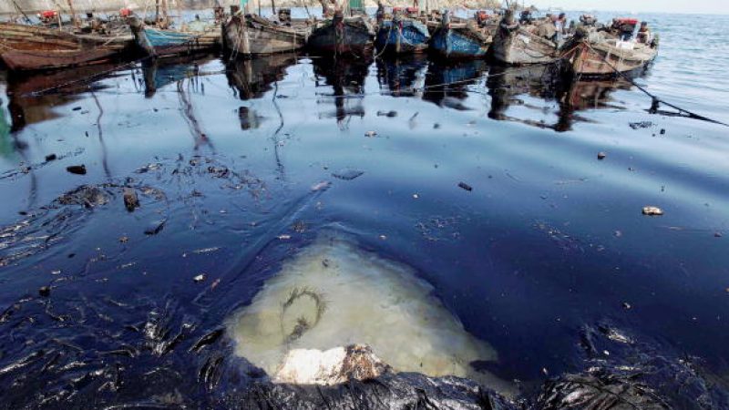 China: Starke Verschmutzung von Meerwasser und Küsten
