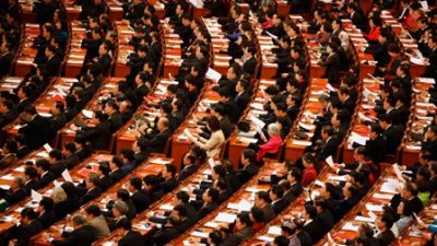 China: Gegenstimmen von einem Drittel der Volkskongress-Abgeordneten