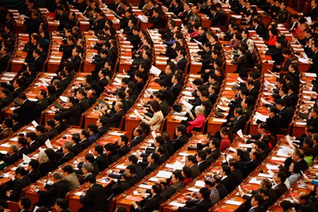 China: Gegenstimmen von einem Drittel der Volkskongress-Abgeordneten