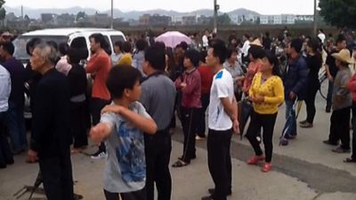 China: Erneut protestieren Hunderte in der Stadt Wukan