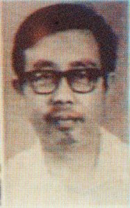 Ein Foto aus einer staatlichen Propaganda-Sendung vom 12. Juni 1989 zeigt den unter Haftbefehl stehenden chinesischen Wissenschaftler und Dissidenten Fang Lizhi.