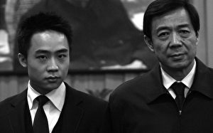 Bo Xilai (r.) und sein Sohn Bo Guagua im Jahr 2007.