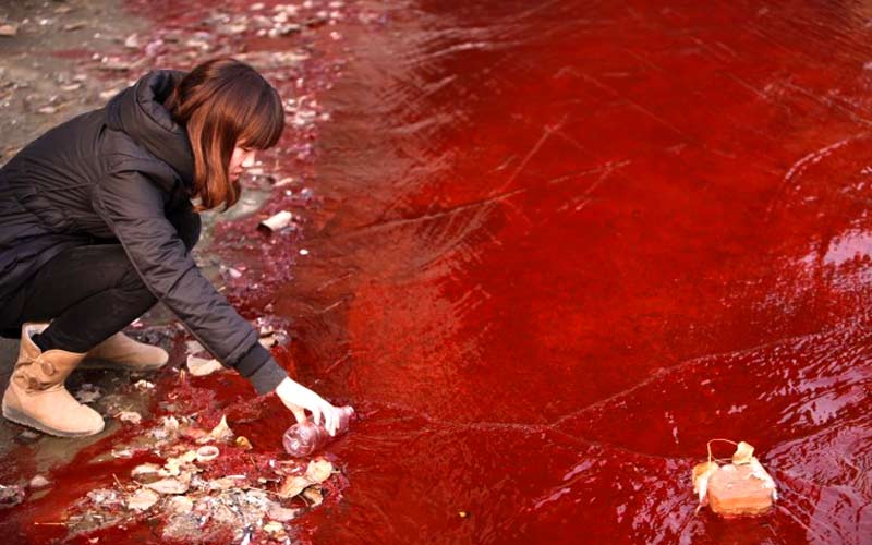 Alarmstufe Rot für das Wasser in Rot-China