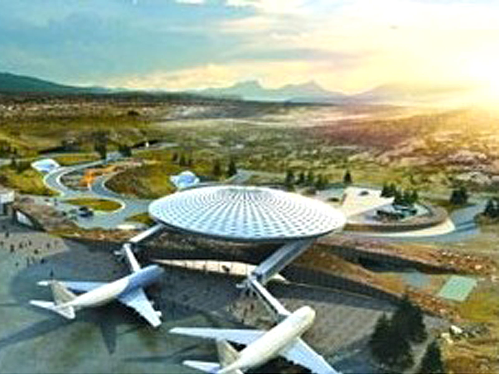 China: Höchster Zivilflughafen der Welt eröffnet