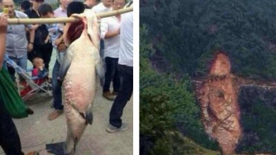 China: Spukte an diesem Berg der Geist des Monsterfisches?