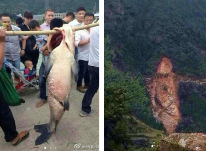 China: Spukte an diesem Berg der Geist des Monsterfisches?