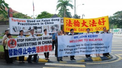 Malaysische Falun Gong-Anhänger begrüßten US-Außenminister