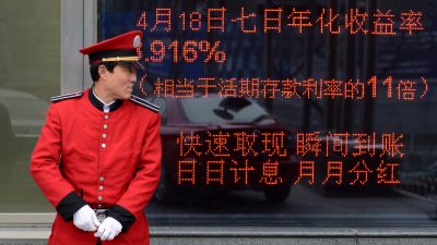 Top-Finanzfunktionär sieht vier große Risiken für Chinas Banken