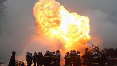 Serie von Gasexplosionen und Bränden in Orten an US-Ostküste