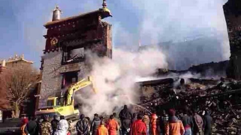 Tibet: Historisches Kloster Lithang bei Großbrand zerstört