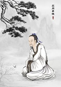 Zhuang Zi, der große Patriarch des Daoismus, der auf Lao Zi, bzw. Lao Tse, folgte.