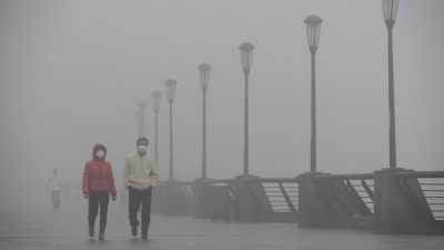 In China will man mit flüssigem Stickstoff gegen Smog kämpfen