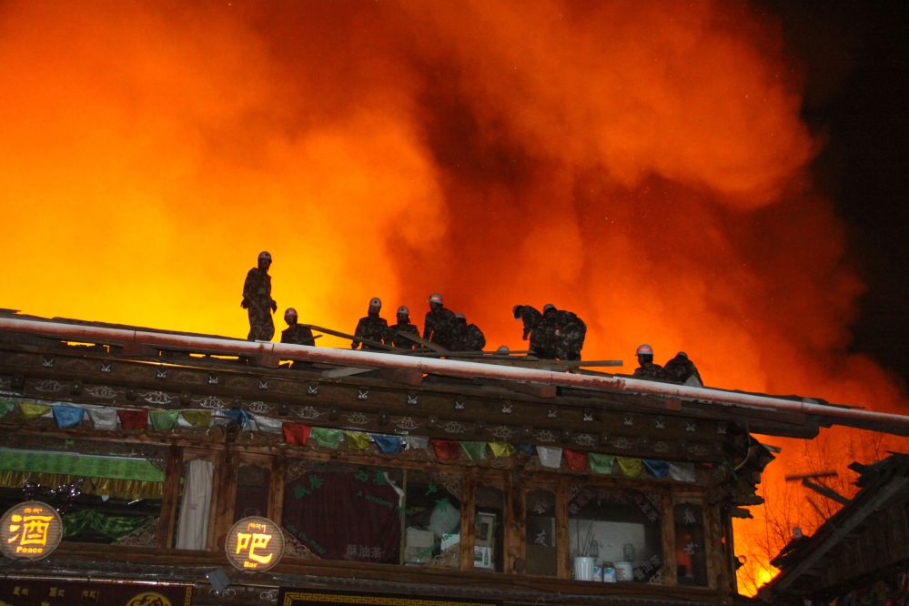 China: Alte Kulturstätte in Tibet durch Feuer zerstört (+ Fotogalerie)