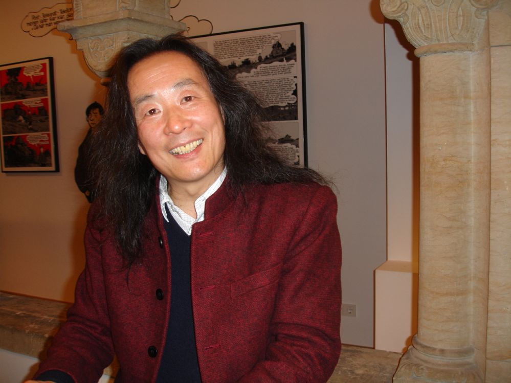 Yang Lian stellt seine Gedichte vor mit Wolfgang Kubin