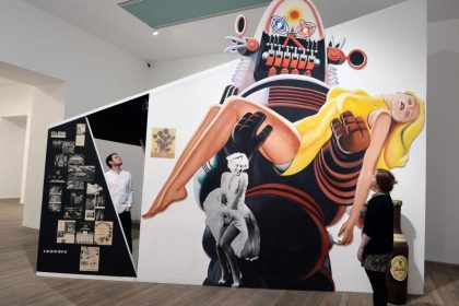 Pop-Art Künstler Richard Hamilton in der Tate Modern