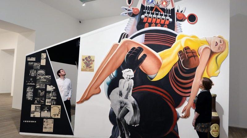 Pop-Art Künstler Richard Hamilton in der Tate Modern