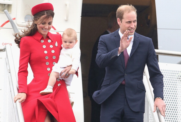 Kate, William und Baby George landen in Neuseeland