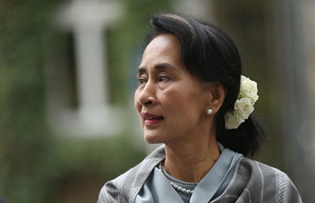 Aung San Suu Kyi, Friedensnobelpreisträgerin aus Birma, kam zur Verleihung des internationalen Willy-Brandt-Preises der SPD am 11. April nach Berlin