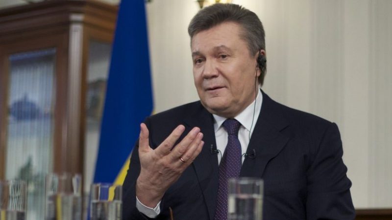 Ukraines Ex-Staatschef Janukowitsch in Abwesenheit zu 13 Jahren Haft verurteilt