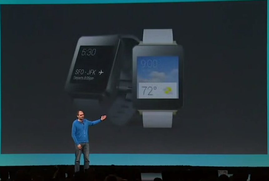Android Watch OS auf Google I/O vorgestellt