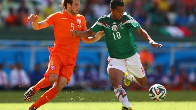 Niederlande gegen Mexiko (Update): 1:1 Gleichstand durch Tor von Giovani Dos Santos und Sneijder  (Videos)