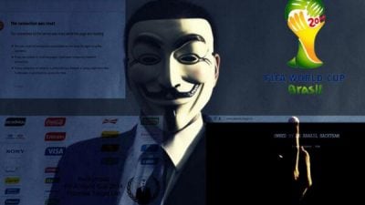 Anonymous hackt New Yorker Wahlbüro um FIFA-WM anzuprangern