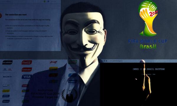 Anonymous hackt New Yorker Wahlbüro um FIFA-WM anzuprangern