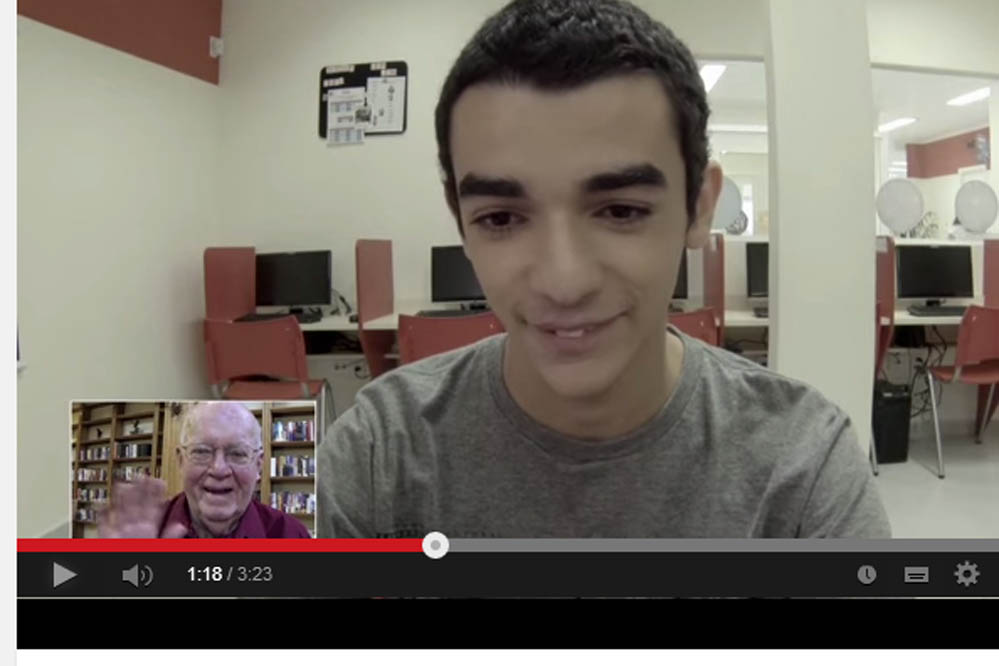 Brasilien genial: Schüler lernen per Video-Chat mit US-Senioren besseres Englisch (VIDEO)