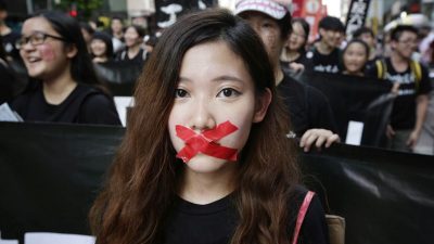 Demonstration vor 4. Juni in Hong Kong – EU mahnt China