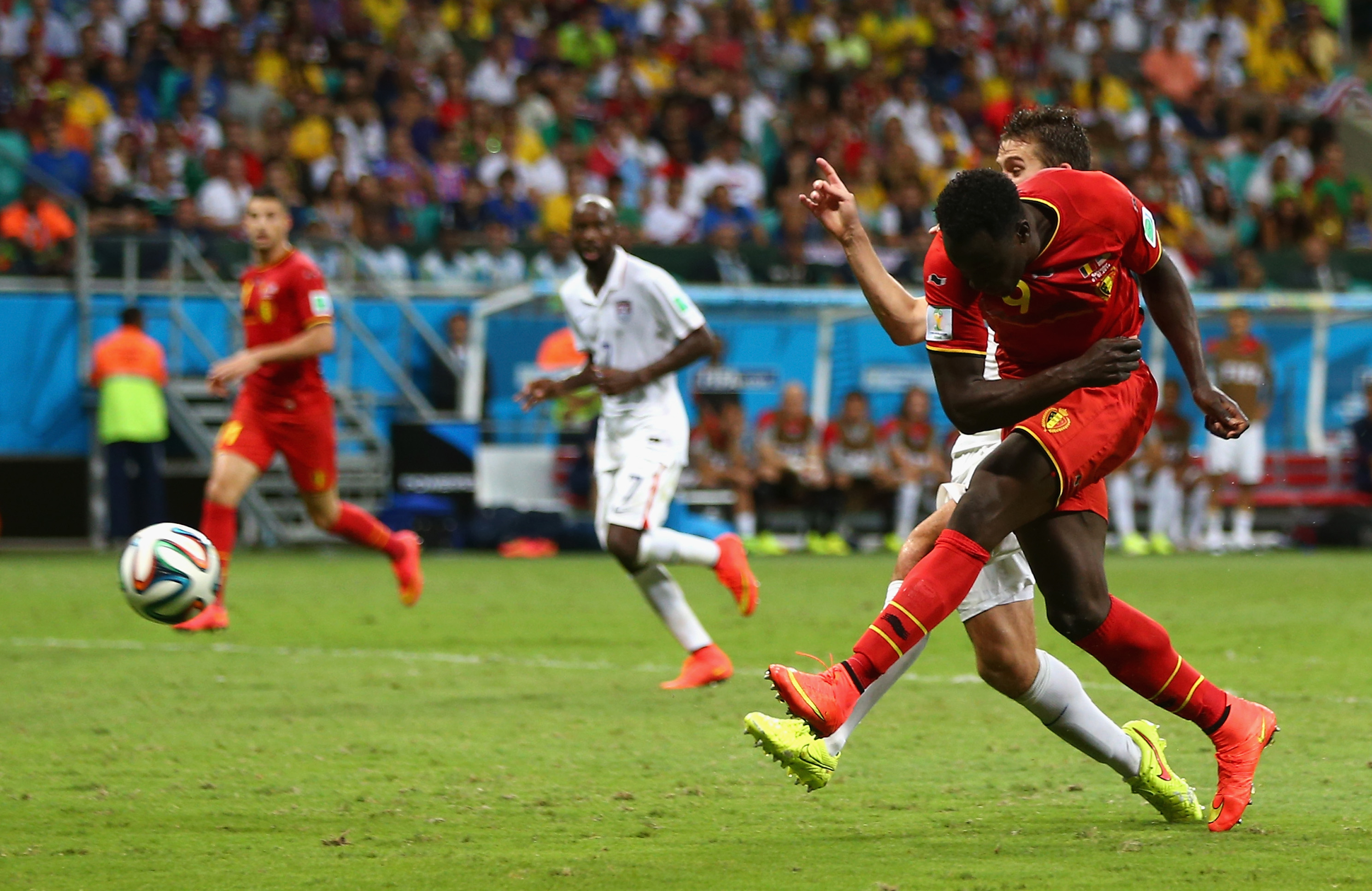 Belgien gegen USA: zweites Tor für Belgien durch Romelu Lukaku (Video)