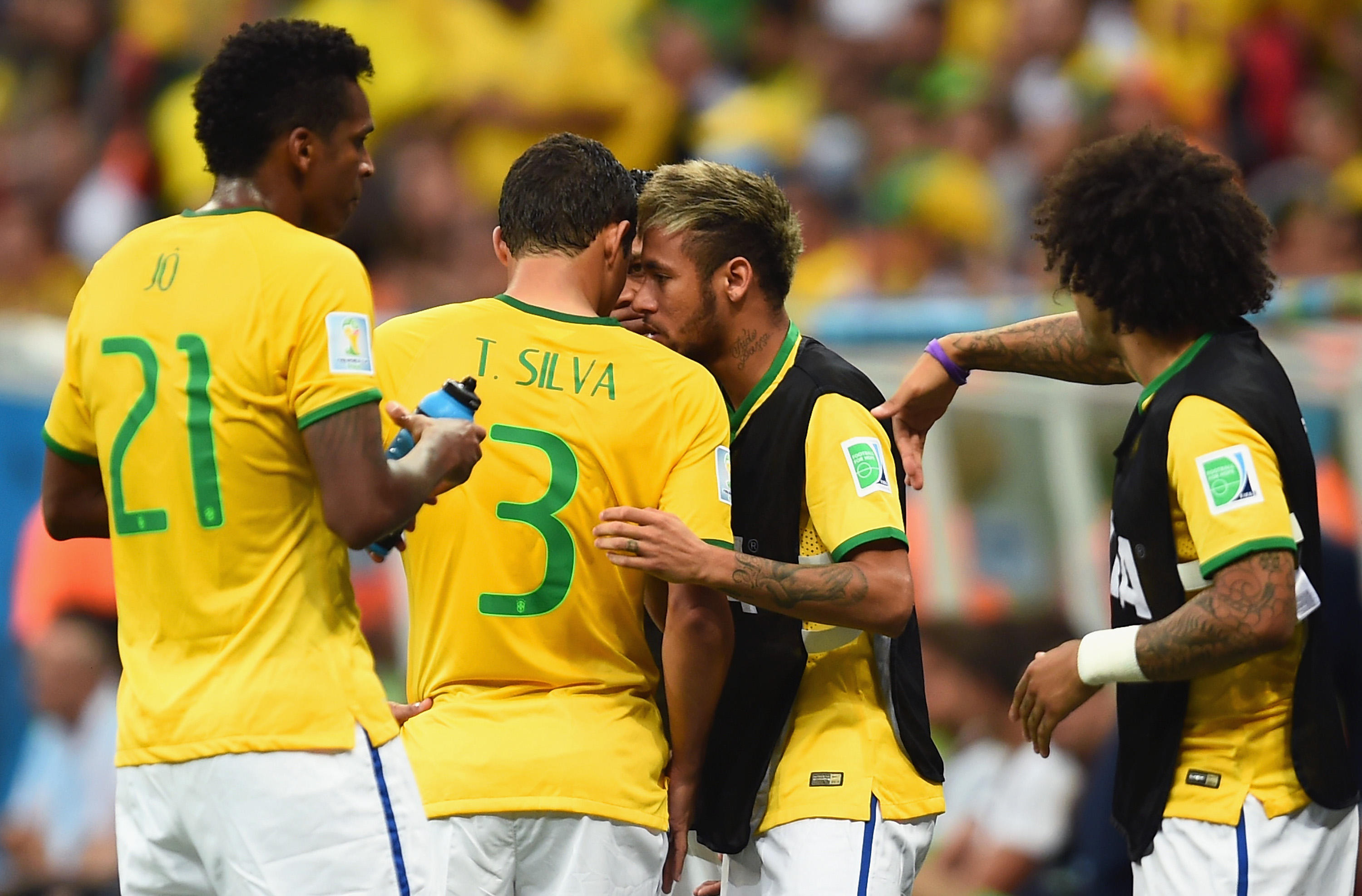 Brasilien gegen Niederlande: Super-Star Neymar beim Spiel um Platz 3 auf der Ersatzbank (Fotos)