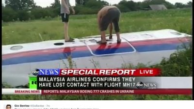 Malaysia Airlines MH 17 Absturz Update: Augenzeugen sprechen von Kampfjet