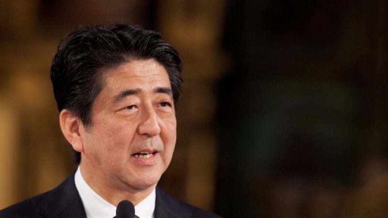 Präsident Trump empfängt japanischen Ministerpräsidenten Abe
