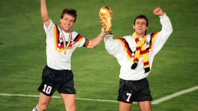 Gutes Omen für das Halbfinale Deutschland gegen Brasilien: Heute vor 24 Jahren wurde Deutschland Weltmeister! (Video)