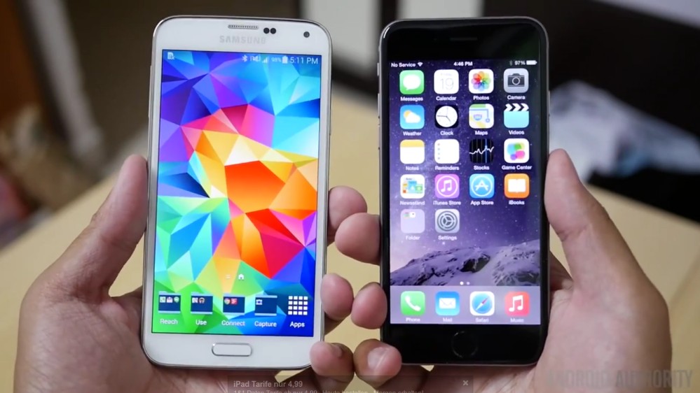 Das iPhone 6 tritt gegen das Galaxy S5 an: Funktionen und technische Daten der Flaggschiffe von Apple und Samsung