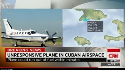 „Piloten des Geisterflugzeugs N900KN bewusstlos auf Weg nach Jamaica“ so CNN