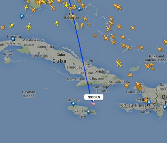 Geisterflugzeug N900KN über Jamaica abgestürzt