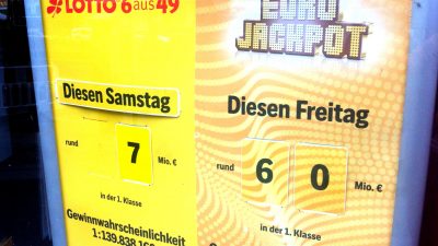 Eurojackpot 12.09.2014 Gewinnzahlen: Sologewinner des Rekord-Eurojackpot mit über 61 Millionen Euro