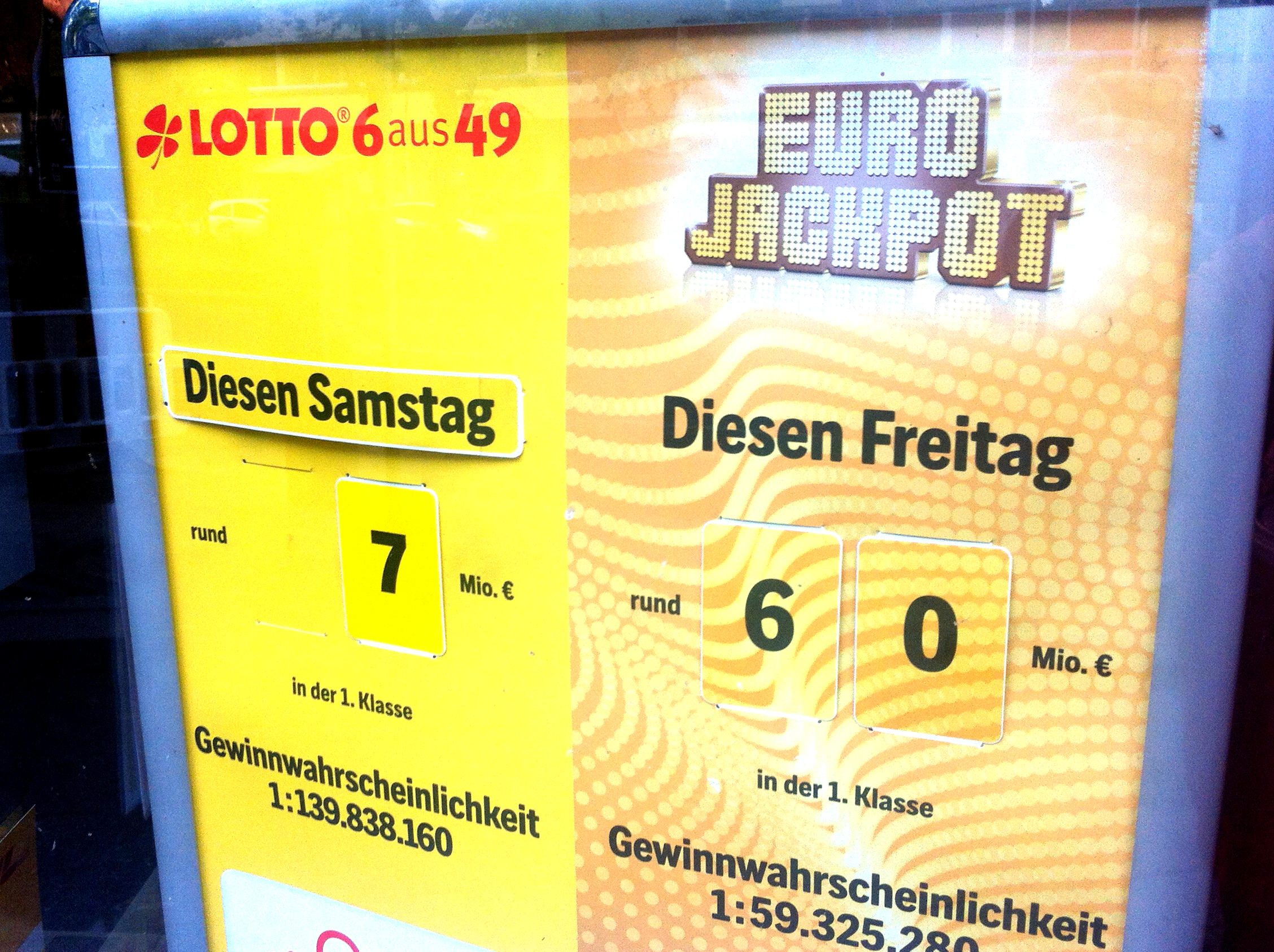 Eurojackpot 12.09.2014 Gewinnzahlen: Sologewinner des Rekord-Eurojackpot mit über 61 Millionen Euro