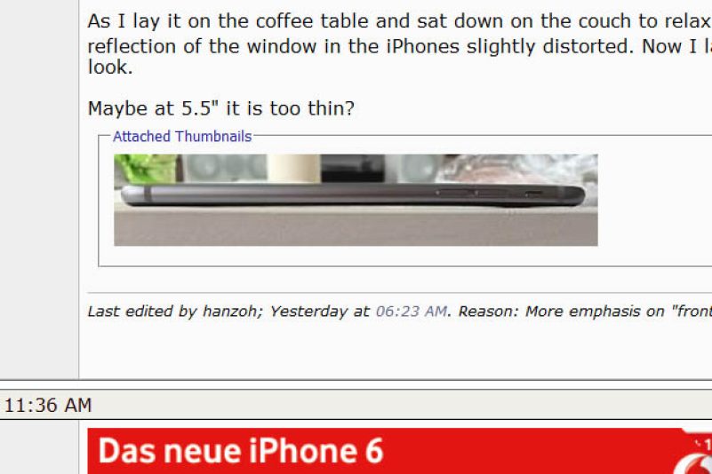 Erste Apple-Kunden: „Hilfe, mein iPhone 6 verbiegt sich!“